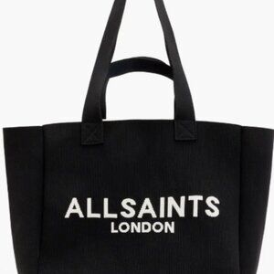 AllSaints Izzy Recycled Polyester Tote ***Like New*** Black